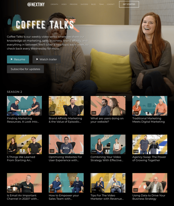 Coffee Talks   Inbound Marketing   Sales Video Series