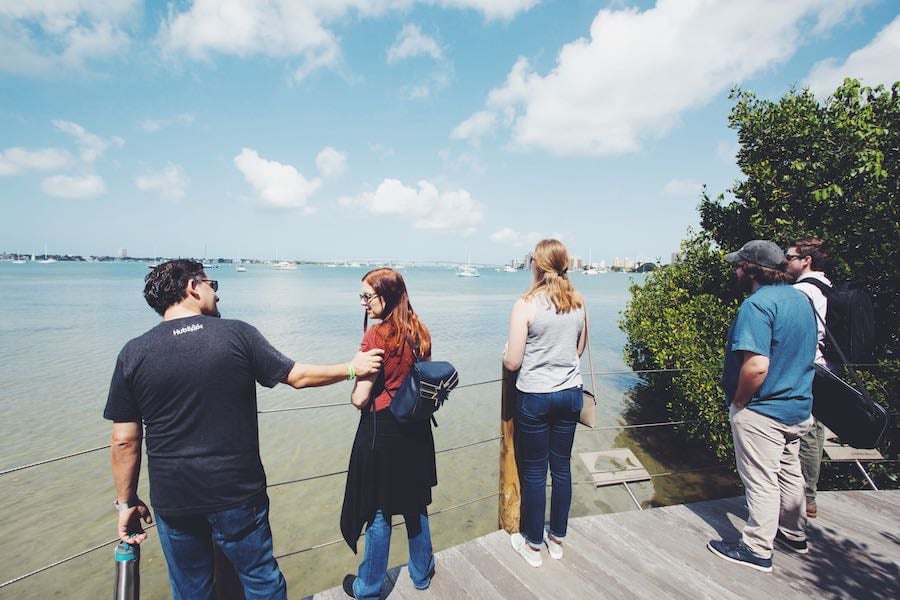 Nextiny team observing the Sarasota Bay