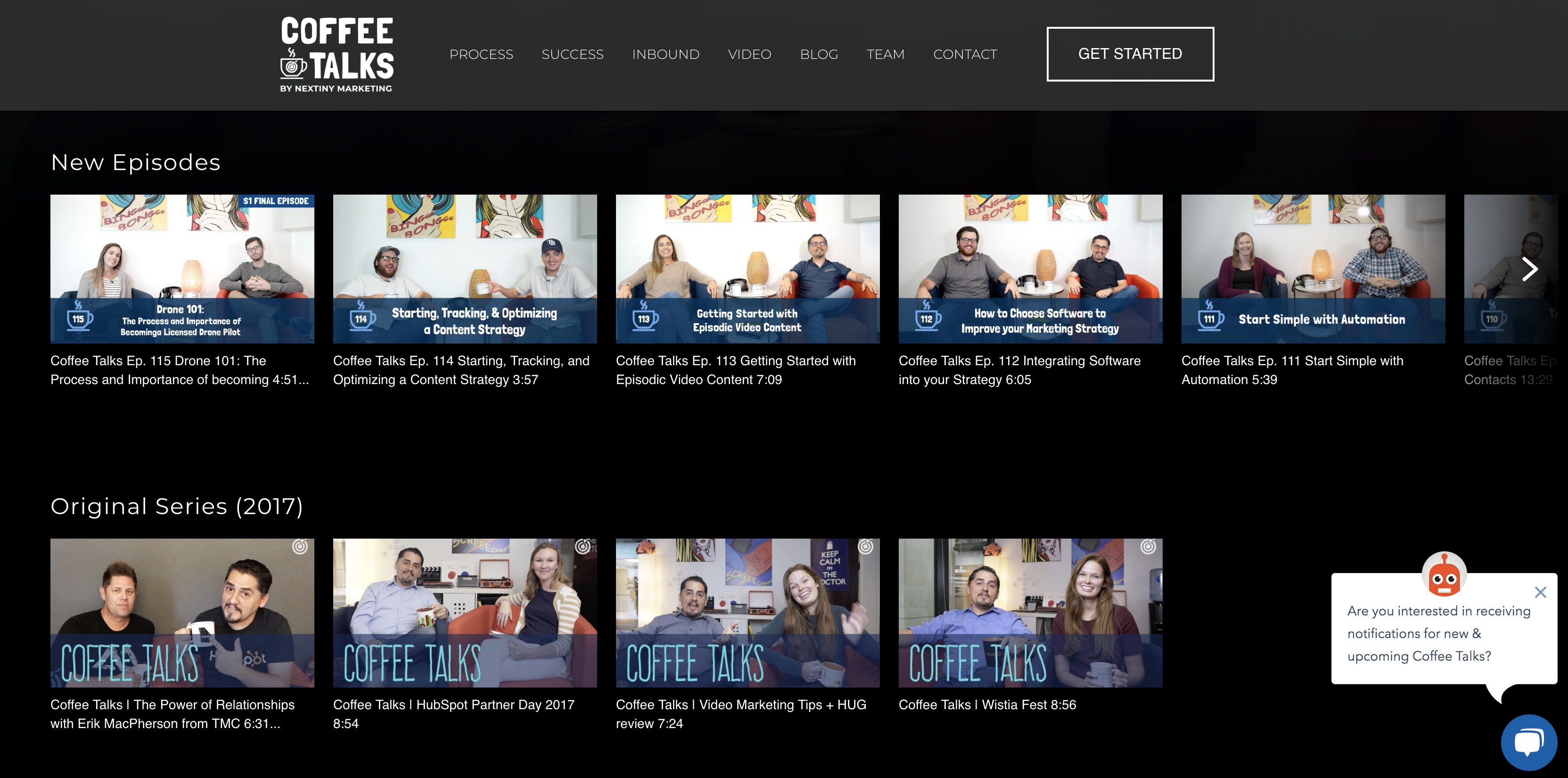 Wistia Channels. Video Gallery in Netflix format. Great for Video SEO