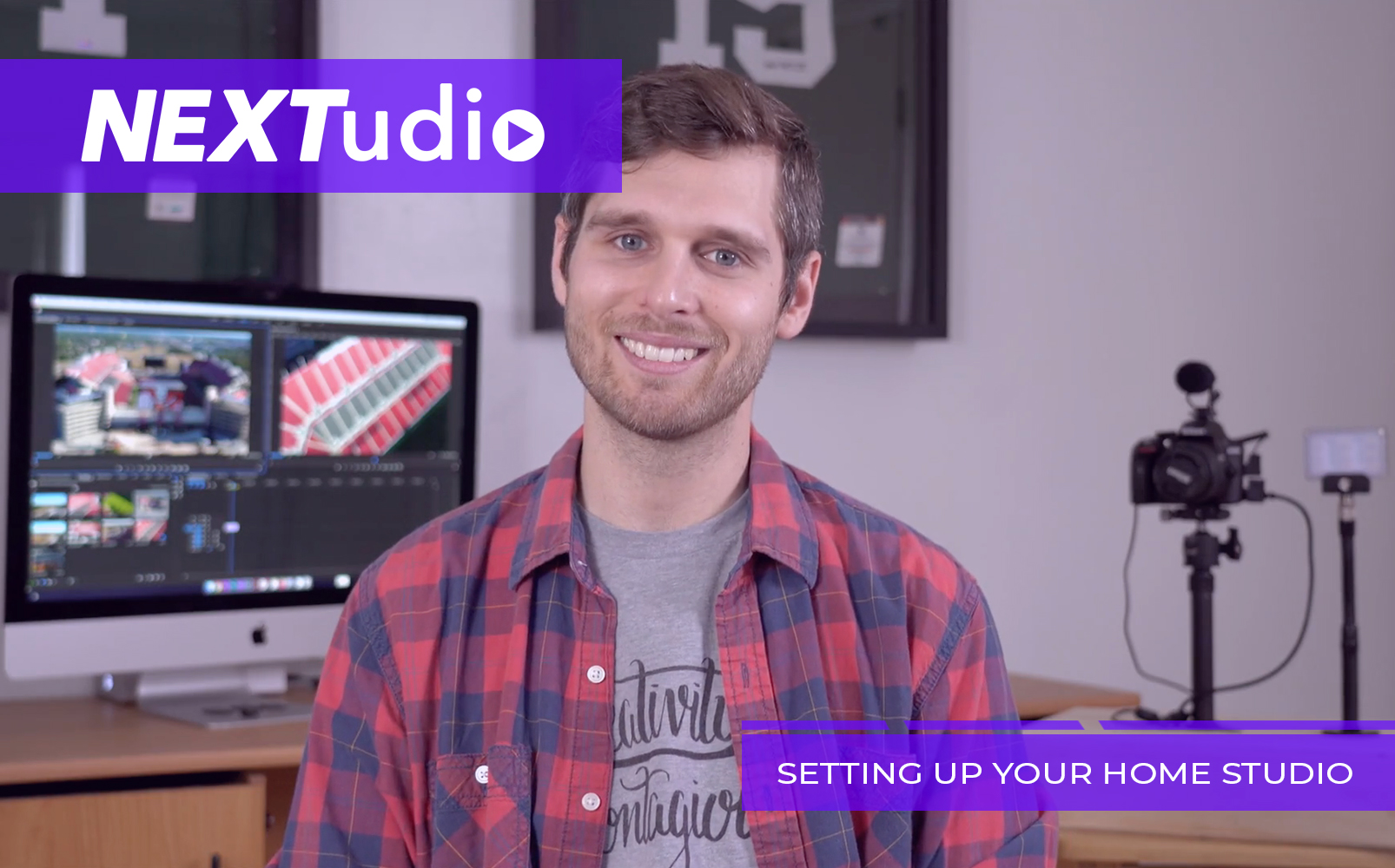 setting up your video studio at home